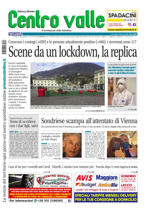 Giornale di Sondrio 07/11/2020 Giornale di Sondrio 07/11/2020
