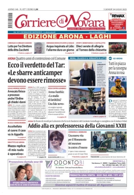 Corriere di Novara edizione Arona e Laghi
