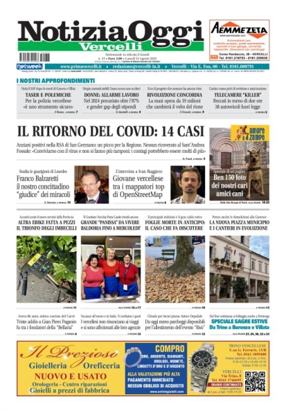 Notizia Oggi - Vercelli