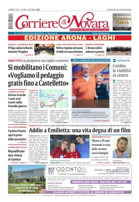 Corriere di Novara edizione Arona e Laghi