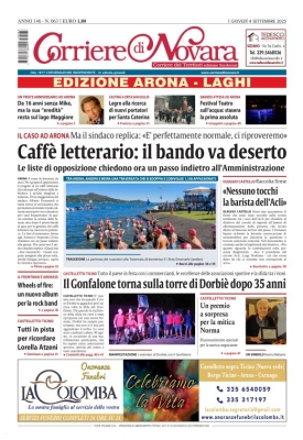 Corriere di Novara edizione Arona e Laghi