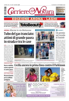 Corriere di Novara edizione Arona e Laghi