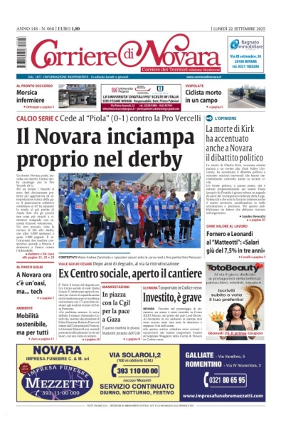 Corriere di Novara - Corriere dei Territori
