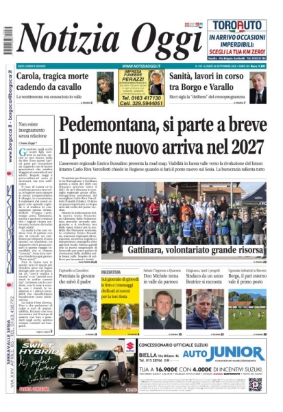 Notizia Oggi - Borgosesia