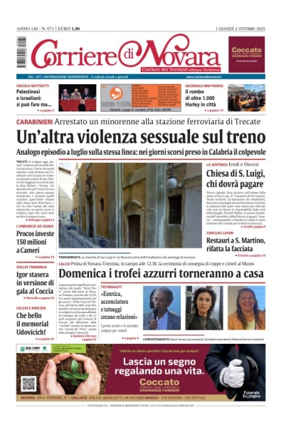 Corriere di Novara - Corriere dei Territori