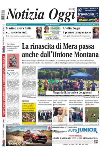 Notizia Oggi - Borgosesia