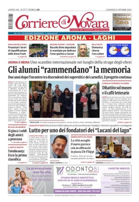 Corriere di Novara edizione Arona e Laghi