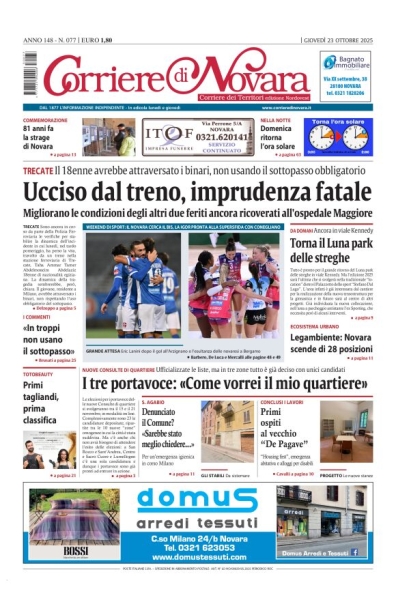 Corriere di Novara - Corriere dei Territori