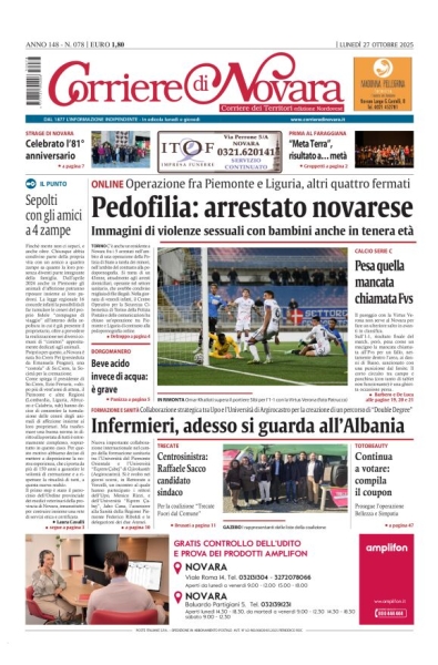 Corriere di Novara - Corriere dei Territori