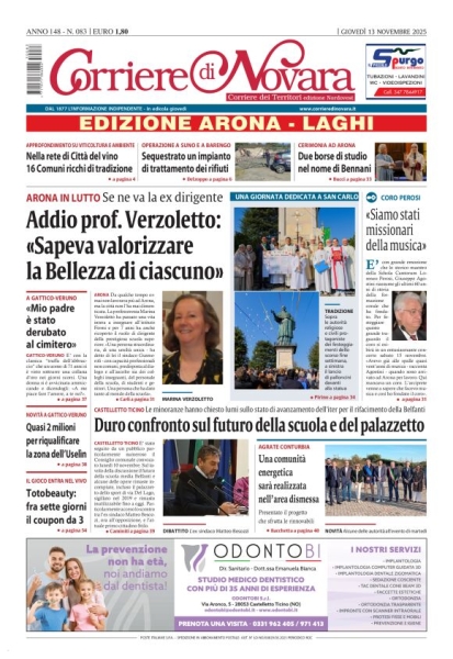 Corriere di Novara edizione Arona e Laghi