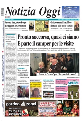 Notizia Oggi - Borgosesia