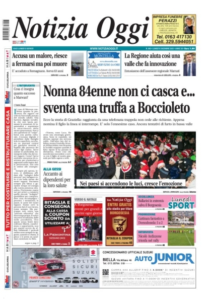 Notizia Oggi - Borgosesia