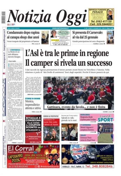 Notizia Oggi - Borgosesia
