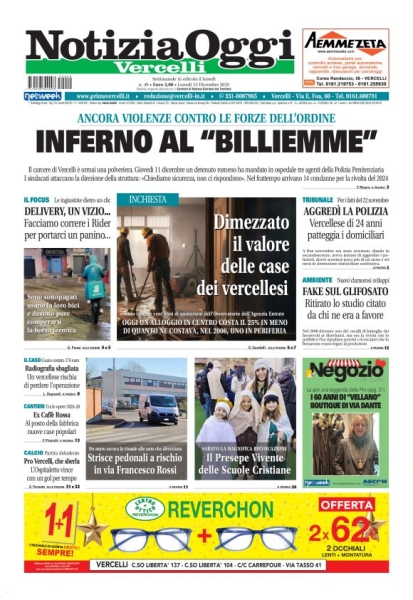 Notizia Oggi - Vercelli
