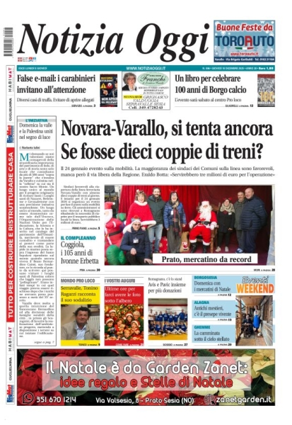 Notizia Oggi - Borgosesia