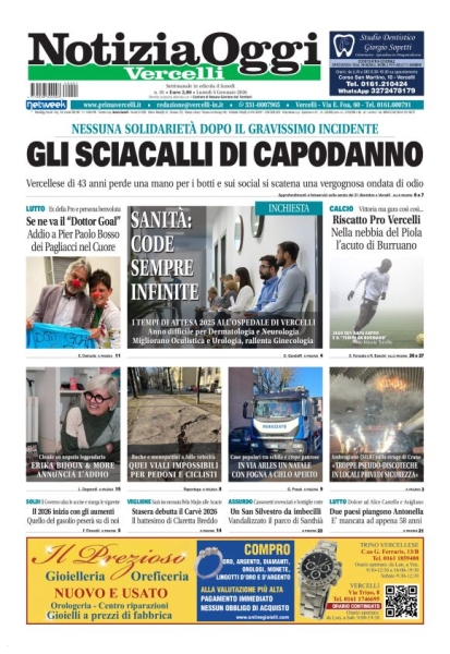 Notizia Oggi - Vercelli