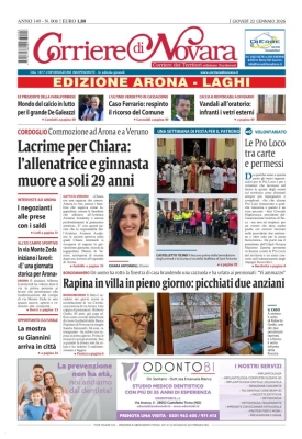 Corriere di Novara edizione Arona e Laghi