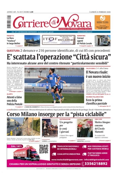Corriere di Novara - Corriere dei Territori