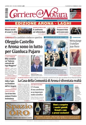 Corriere di Novara edizione Arona e Laghi