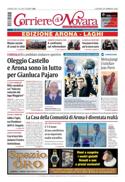 Corriere di Novara edizione Arona e Laghi
