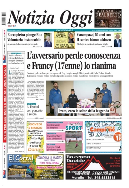 Notizia Oggi - Borgosesia