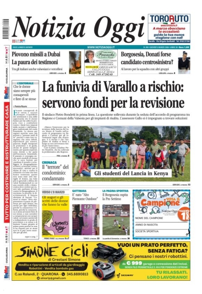 Notizia Oggi - Borgosesia
