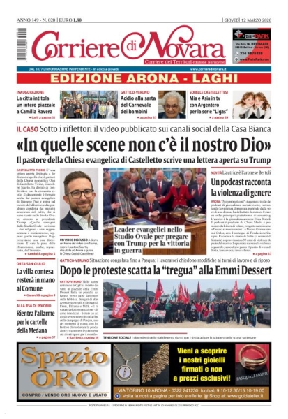 Corriere di Novara edizione Arona e Laghi