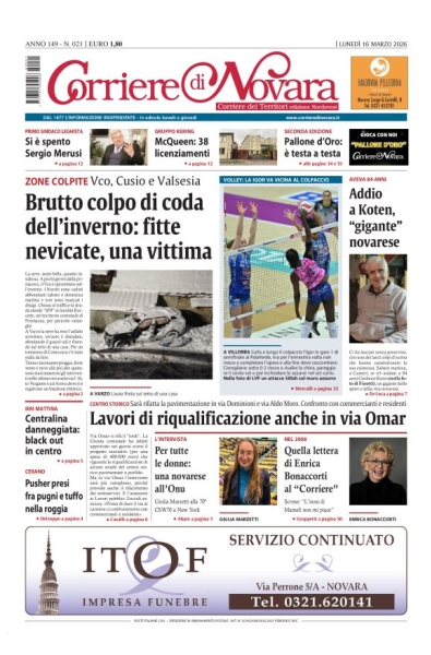 Corriere di Novara - Corriere dei Territori