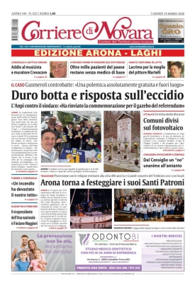 Corriere di Novara edizione Arona e Laghi