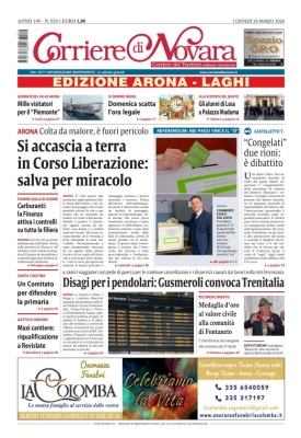 Corriere di Novara edizione Arona e Laghi