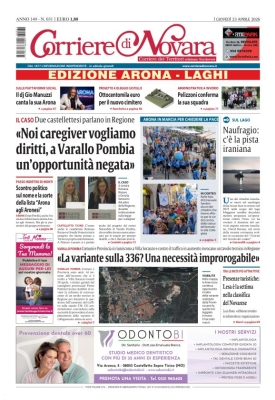 Corriere di Novara edizione Arona e Laghi